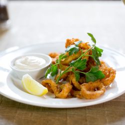 Ego Mediterranean Restaurant and Bar, Lytham - Calamari start