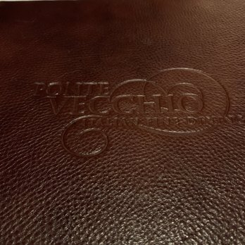 Ponte Vecchio - Menu front - Italian Near Me - Niagara Falls, Ontario