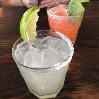 El Camino - Classic margarita and strawberry basil margarita - Cocktail Bars Near Me - Delray Beach, Florida