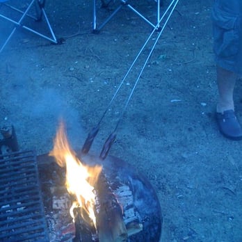 Cheesequake State Park - hot dogs over the fire pit - Parks Near Me - Matawan, New Jersey