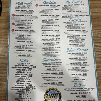 The Coffee Cup - Menu page 2 - Diners Near Me - Boulder City, Nevada