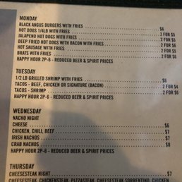 Daily specials!!!