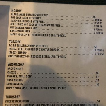 Hideaway Bar & Grill - Daily specials!!! - Bars Near Me - Wilmington, Delaware