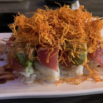 Bamboo Fish - SJ Earthquake Roll (not listed online, but on the special items board in the restaurant).  My favorite roll. - Japanese Near Me - San Jose, California