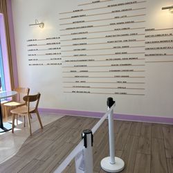 Beach Cow Creamery - Menu board