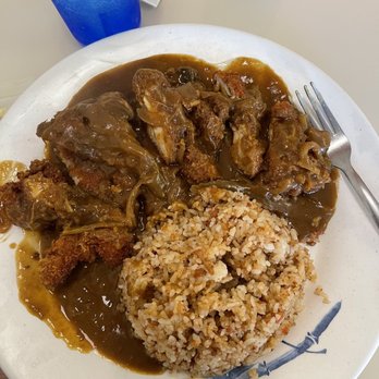 Asahi Grill Ward - Chicken Katsu Curry, substitute fried rice for regular rice. - Hawaiian Near Me - Honolulu, Hawaii