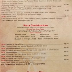 Original Italian Pizza & Restaurant - Menu