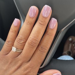 dip powder mani and regular pedi