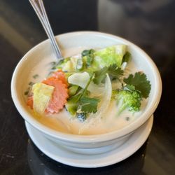 Thai Spices Natural Restaurant - Tom Kah (Coconut Soup)