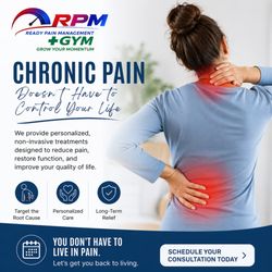 Ready Pain Management +GYM - Find lasting relief from chronic pain with personalized, non-invasive care focused on restoring movement and improving daily life.