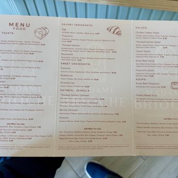 Madame Brioche - Menu - Bakeries Near Me - Jacksonville, Florida Madame Brioche - Menu - Bakeries Near Me - Jacksonville, Florida