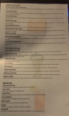 Menu photo 1 Wildcat Inn Neillsville, WI