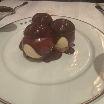 Bouchon - Profiteroles with chocolate sauce - French Near Me - Yountville, California