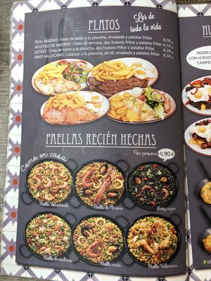 Menu photo 4 La Española Madrid, M Menu photo 4 La Española Madrid, M