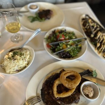 DePaul's Table - Dry aged Ribeye, garlic mashed, crispy Brussels, and market salad - Steakhouses Near Me - Ardmore, Pennsylvania DePaul's Table - Dry aged Ribeye, garlic mashed, crispy Brussels, and market salad - Steakhouses Near Me - Ardmore, Pennsylvania
