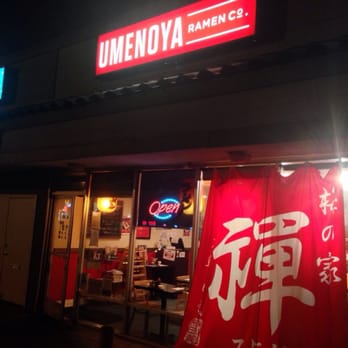 Umenoya - Umenoya Storefront after dark - Ramen Near Me - Torrance, California Umenoya - Umenoya Storefront after dark - Ramen Near Me - Torrance, California