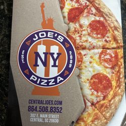 Joe’s NY Pizza - Picture of menu