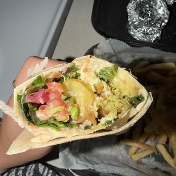 Batman Grill - Inside Falafel Sandwich - Middle Eastern Near Me - Muncie, Indiana Batman Grill - Inside Falafel Sandwich - Middle Eastern Near Me - Muncie, Indiana