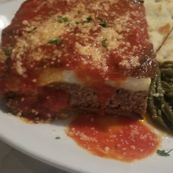Pete's Central One Restaurant - Closeup of ground beef Mousaka - Greek Near Me - Denver, Colorado