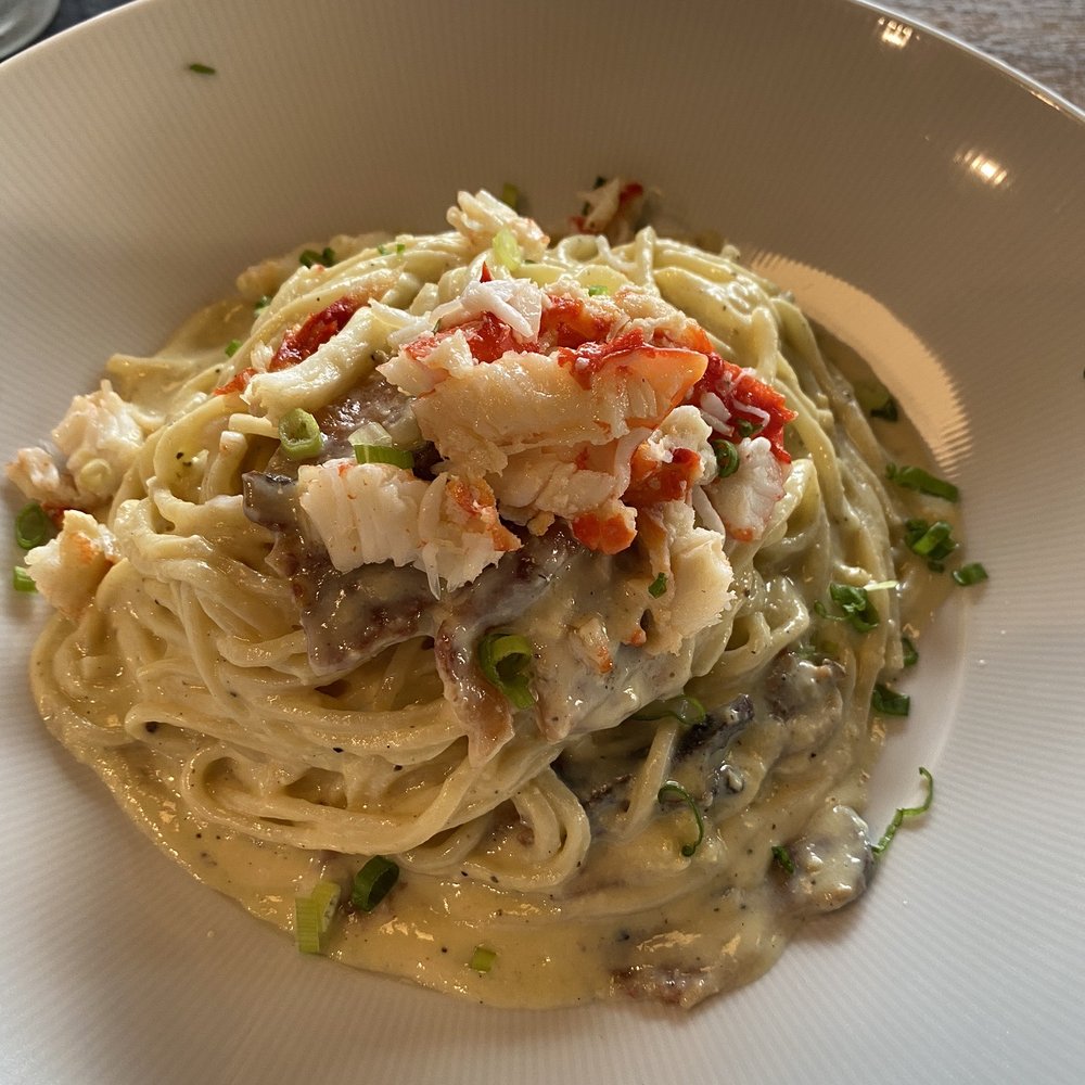 Benchmark Restaurant - King crab carbonara (special) - Steakhouses Near Me - Perrysburg, Ohio