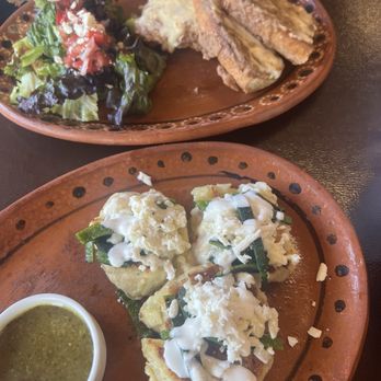 Luna Luna - Potato pancakes and beans and cheese toast (amazing!!!) - Mexican Near Me - Bahía de Banderas, NAY