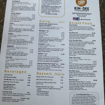Kin Dee Bothell - Menu - Thai Near Me - Bothell, Washington Kin Dee Bothell - Menu - Thai Near Me - Bothell, Washington