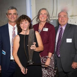 Berkshire Chamber of Commerce - "Putting the Berkshires on the Map" Honorees - David and Laurie Tierney, co-owners of Hotel on North, with Ruth Blodgett of Berkshire Health