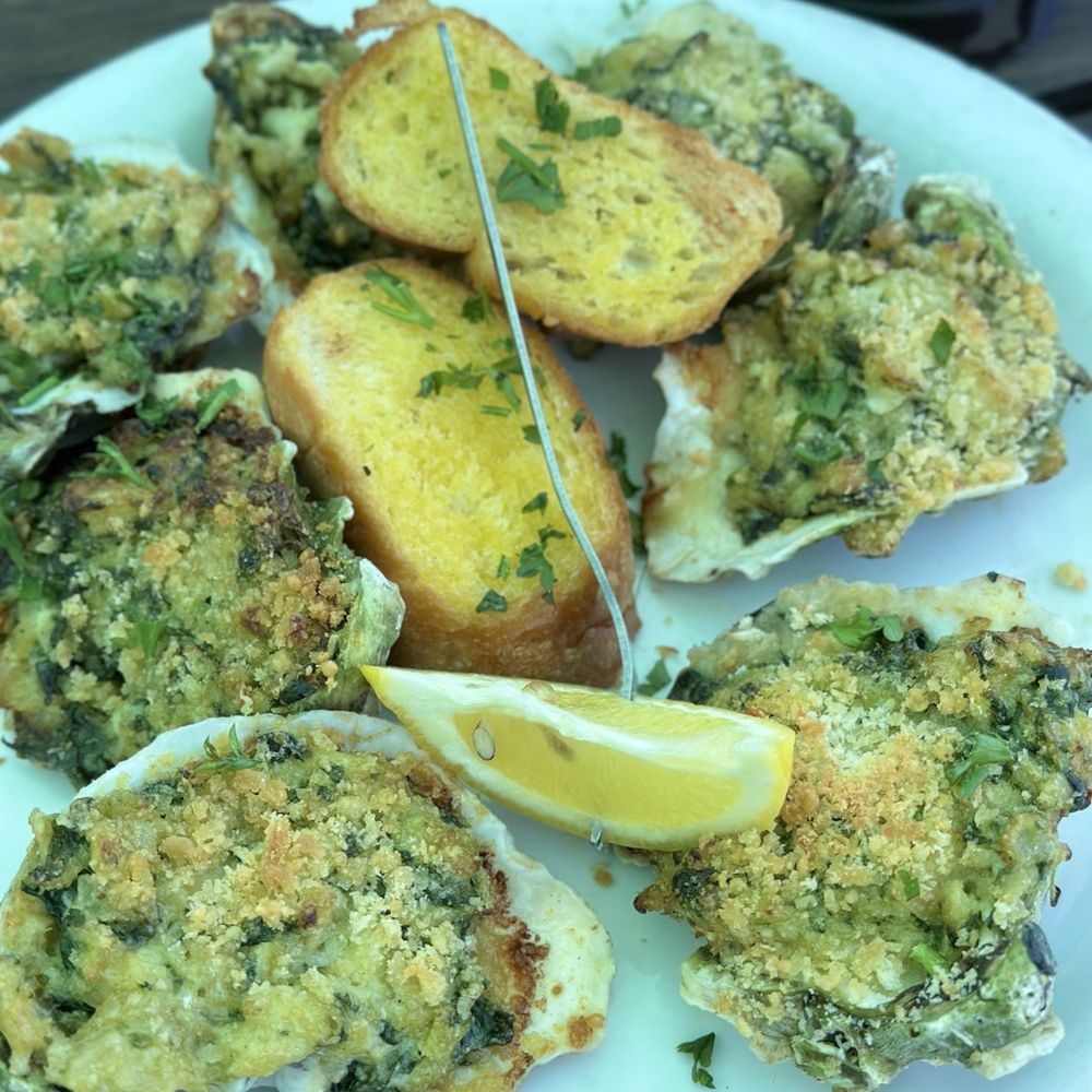 Salt Life Food Shack - Crab Baked Oysters - Seafood Near Me - St. Augustine Beach, Florida