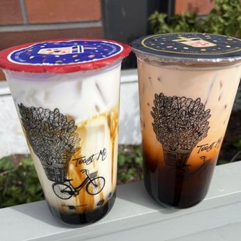 Toast Mi Green Lake - 5A. Brown Sugar Fresh Milk and 8A. Thai Tea - Vietnamese Near Me - Seattle, Washington Toast Mi Green Lake - 5A. Brown Sugar Fresh Milk and 8A. Thai Tea - Vietnamese Near Me - Seattle, Washington