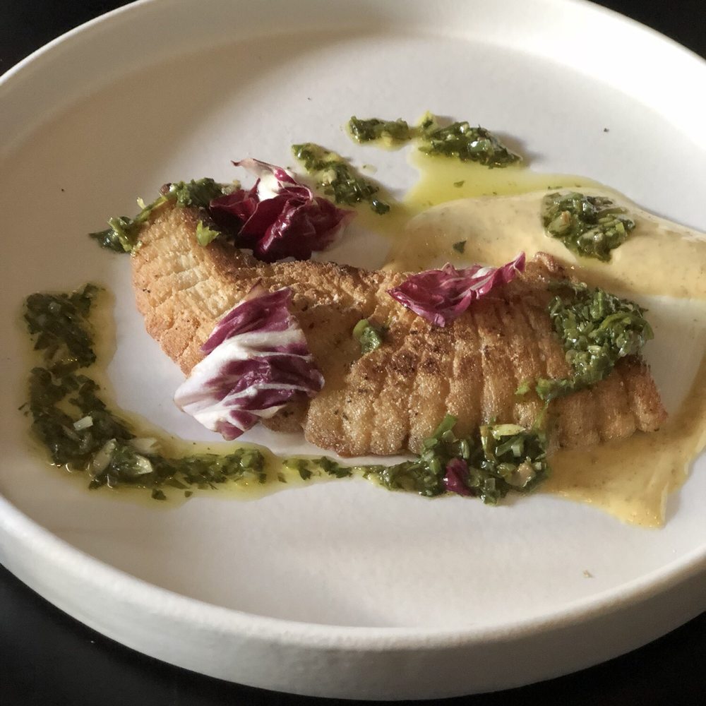 Beholder - Pan roasted skate wing (like butter melting in your mouth!) - New American Near Me - Indianapolis, Indiana Beholder - Pan roasted skate wing (like butter melting in your mouth!) - New American Near Me - Indianapolis, Indiana