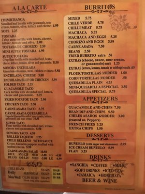 Menu photo 2 Sobe's El Centro, CA Menu photo 2 Sobe's El Centro, CA