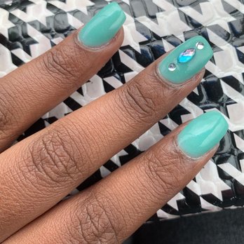 Genji Nails - Closer look at the jewel design on my SnS nails - Nail Salons Near Me - Warner Robins, Georgia Genji Nails - Closer look at the jewel design on my SnS nails - Nail Salons Near Me - Warner Robins, Georgia