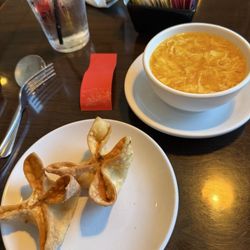 Master Wok - Crab Rangoon and Egg Drop Soup