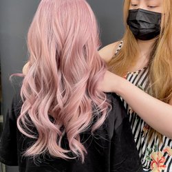 Pink hair