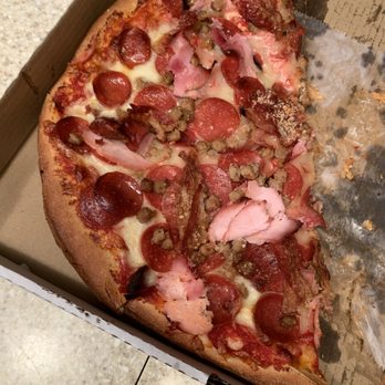 Joey's Pizza Broadway - What's left of meat lovers pizza! - Pizza Near Me - Depew, New York Joey's Pizza Broadway - What's left of meat lovers pizza! - Pizza Near Me - Depew, New York