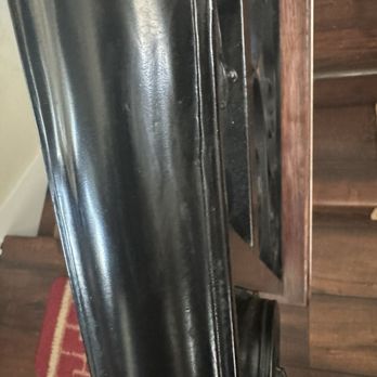 The Wolf's Iron Shop - May not appear well in the photo, but there are tons of grinding marks on the hand rail. - Fences & Gates Near Me The Wolf's Iron Shop - May not appear well in the photo, but there are tons of grinding marks on the hand rail. - Fences & Gates Near Me