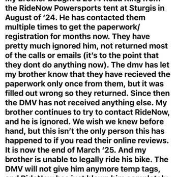 RideNow Powersports Mesa - It seems ride now is ripping people off at Sturgis unless this isn't true..it seems like this should probably be addressed - Motorcycle Dealers Near Me - Mesa, Arizona RideNow Powersports Mesa - It seems ride now is ripping people off at Sturgis unless this isn't true..it seems like this should probably be addressed - Motorcycle Dealers Near Me - Mesa, Arizona