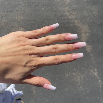 J's Nails and Spa - Ombré set nails done by Amber - Nail Salons Near Me - Vista, California