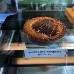Poached pear tart! Poached pear tart!