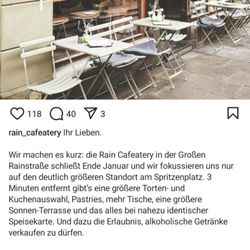 Rain Cafeatery - Ab Februar 2025 geschlossen......die zweite Filiale am Spritzenplatz Ottensen bleibt geöffnet