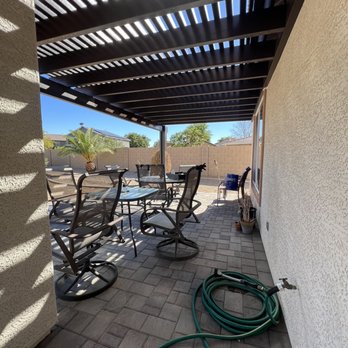 Diamond Stone & Synthetic Grass - Attached pergola and pavers - Masonry/Concrete Near Me - Phoenix, Arizona