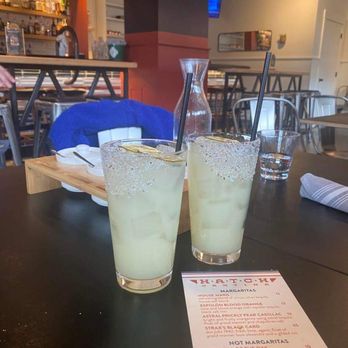 Hatch Cantina - Look at that salt on these margaritas! - Bars Near Me - Seattle, Washington