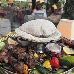 The huge skewer platter The huge skewer platter
