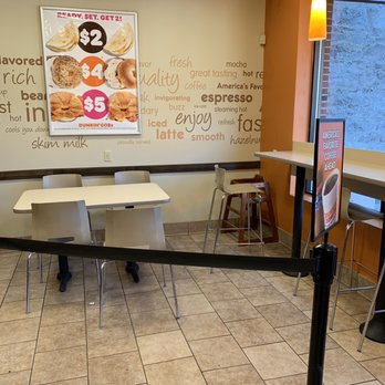 Dunkin' - Small seating area - Donuts Near Me - Brighton, Massachusetts Dunkin' - Small seating area - Donuts Near Me - Brighton, Massachusetts