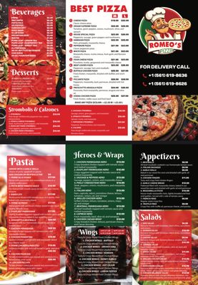 Menu photo 1 Romeo's Pizza Haverhill, FL Menu photo 1 Romeo's Pizza Haverhill, FL