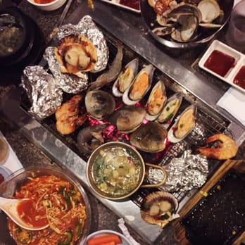 Jae Bu Do - Mussels, bigger clams - Korean Near Me - Los Angeles, California Jae Bu Do - Mussels, bigger clams - Korean Near Me - Los Angeles, California