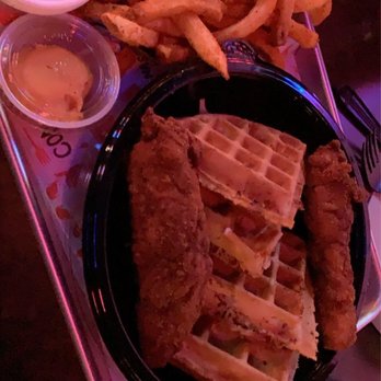 Fry The Coop - Chicken and waffles with seasoned fries. - American Near Me - Chicago, Illinois