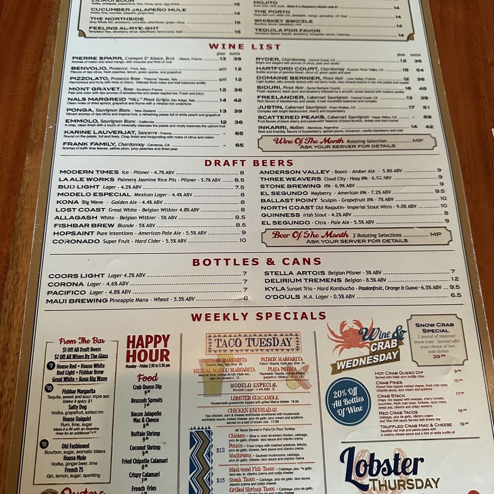 FishBar - Seafood Near Me - Manhattan Beach, California