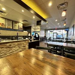 Little Greek Fresh Grill - Interior of business.