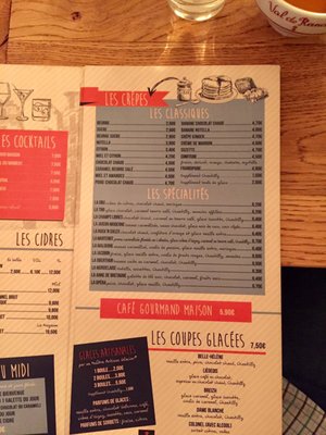 Menu photo 1 La Crêperie Rennaise Rennes, 35